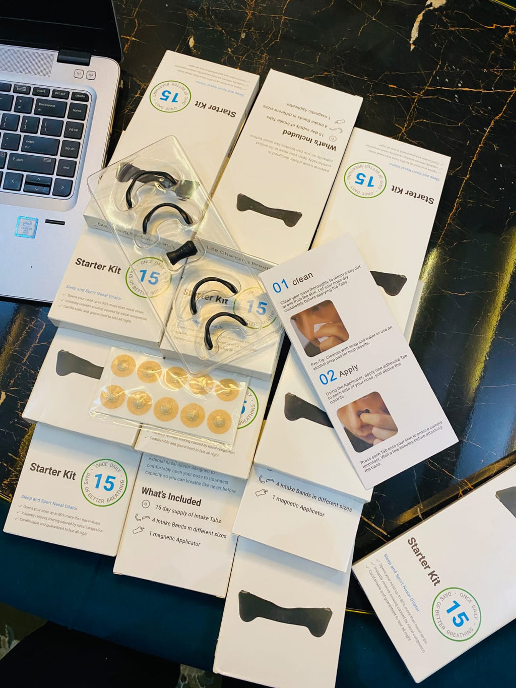 Magnetic Nose Strips,Sleepco Nasal Dilator Starter Kit