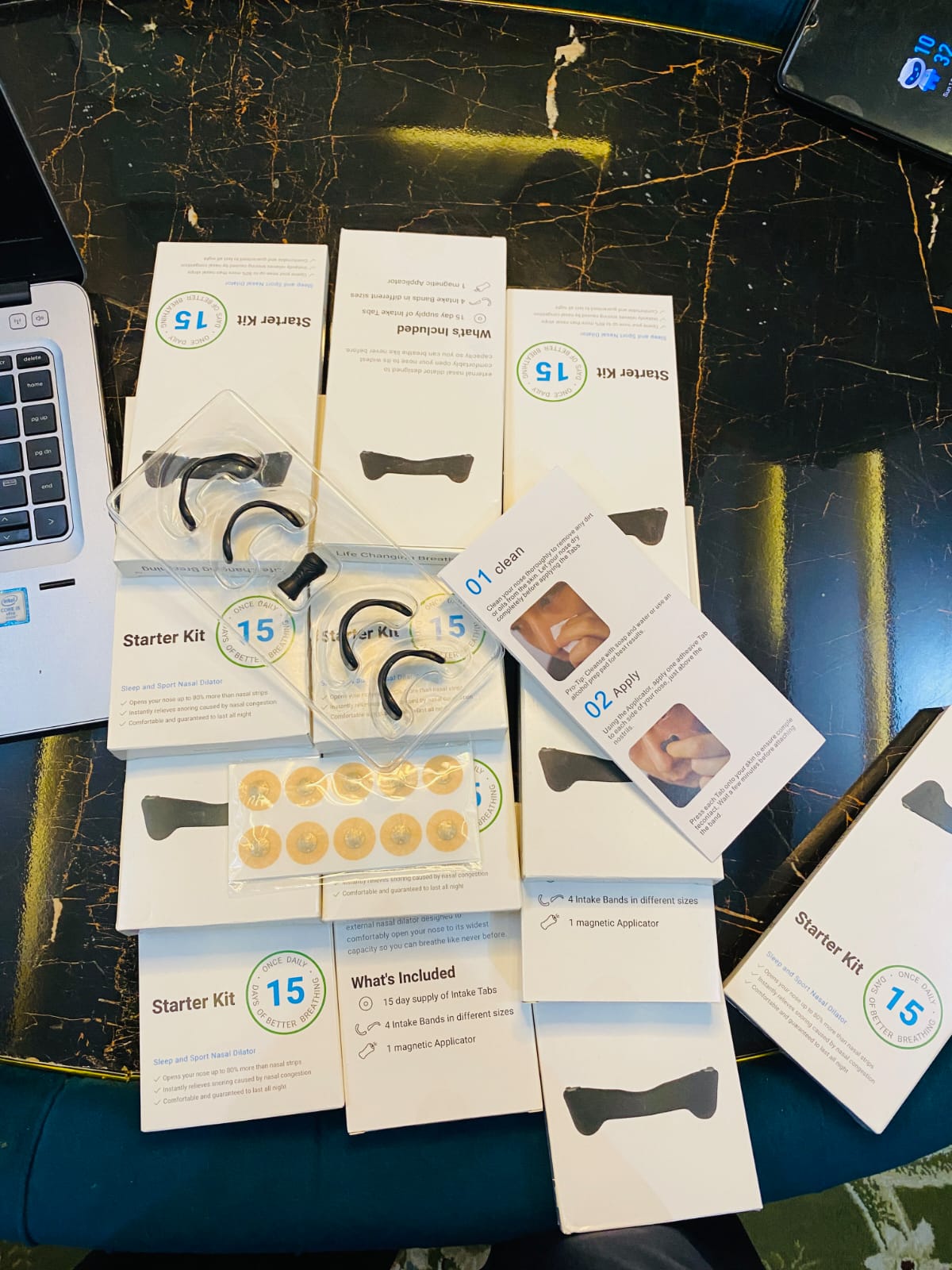 Magnetic Nose Strips,Sleepco Nasal Dilator Starter Kit