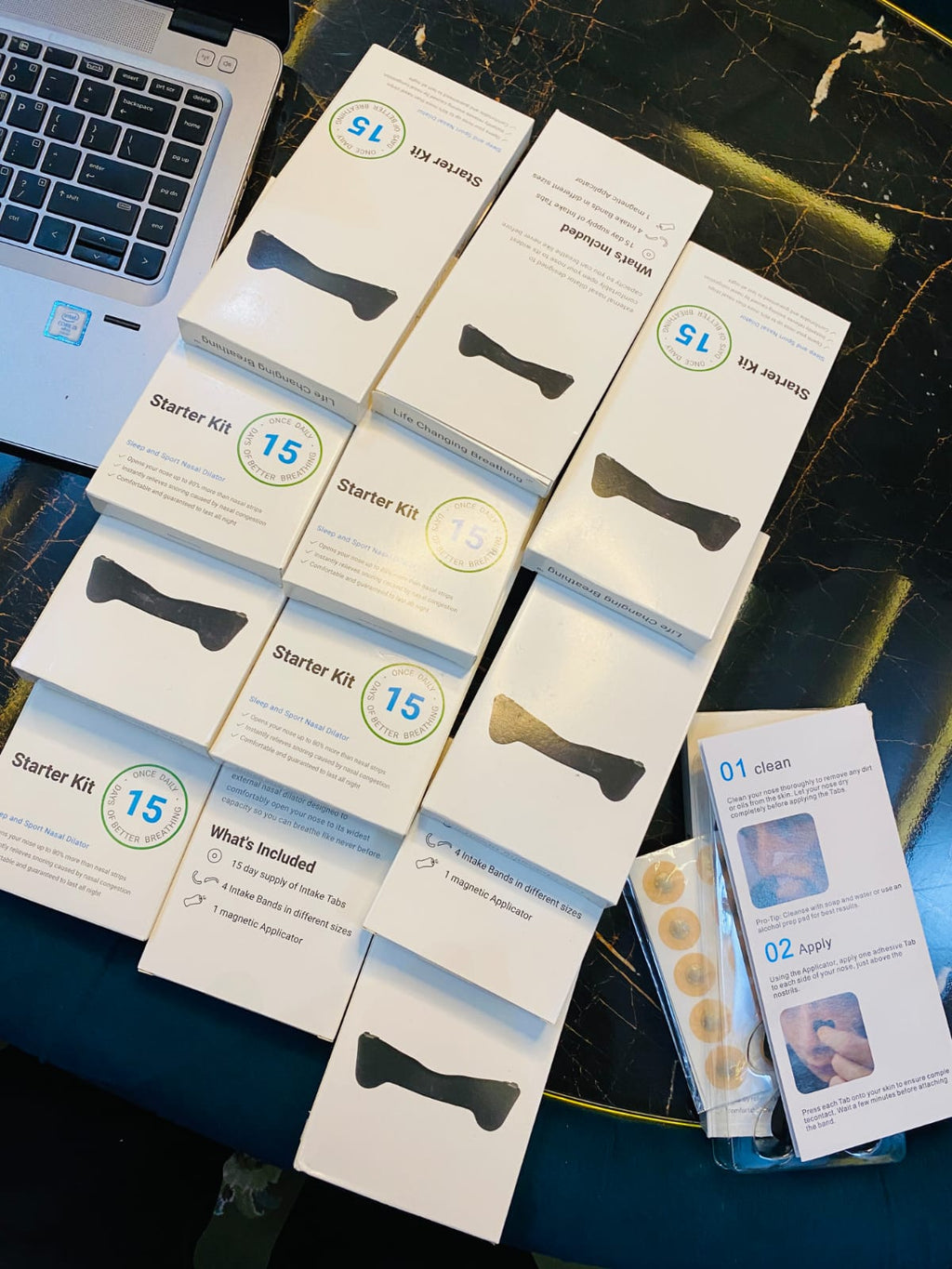 Magnetic Nose Strips,Sleepco Nasal Dilator Starter Kit