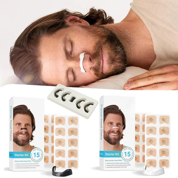 Magnetic Nose Strips,Sleepco Nasal Dilator Starter Kit