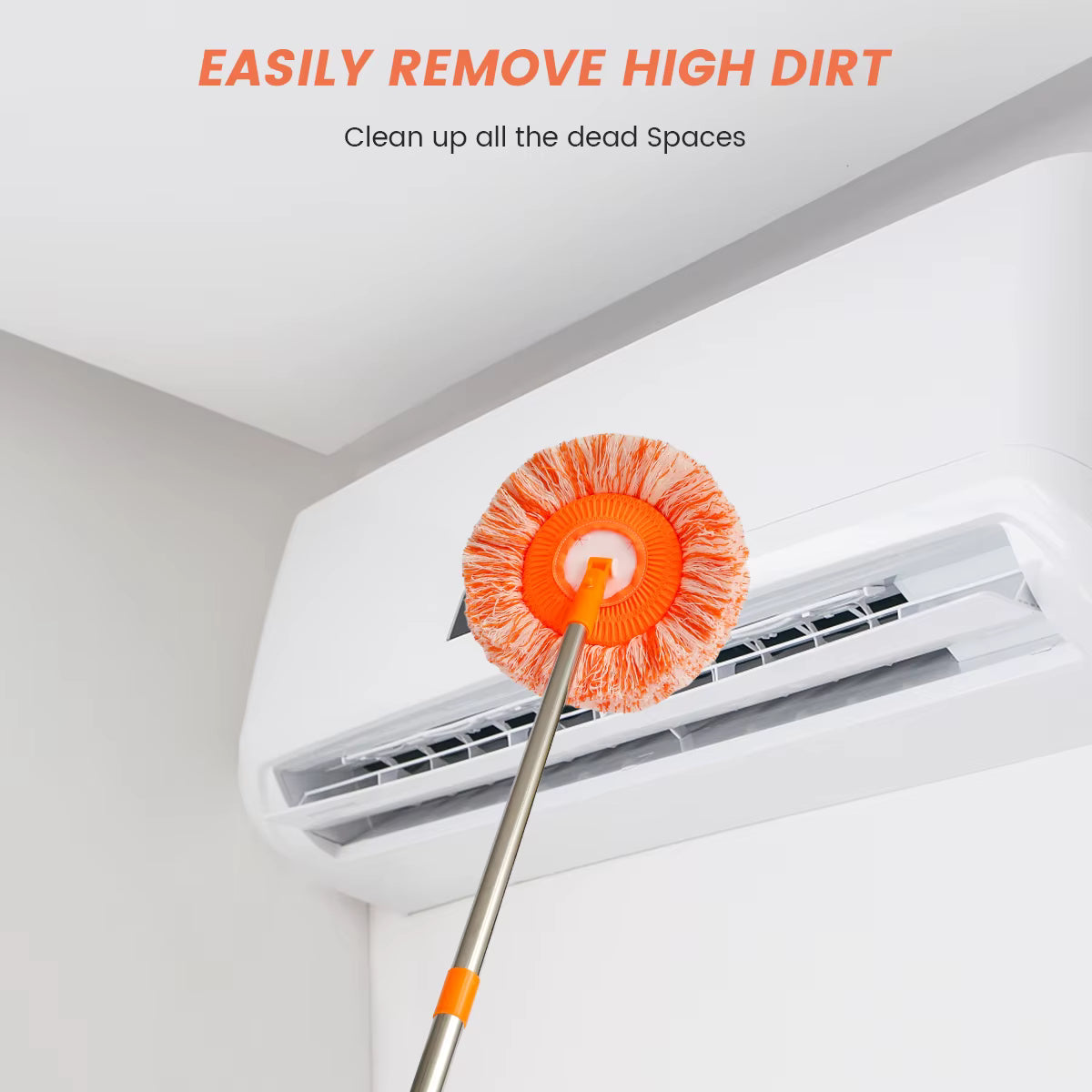 360° Rotatable Cleaning Mops Adjustable Multifunctional Sunflower Chenille Magic Mop Head Microfiber Dust Mops Window Cleaning